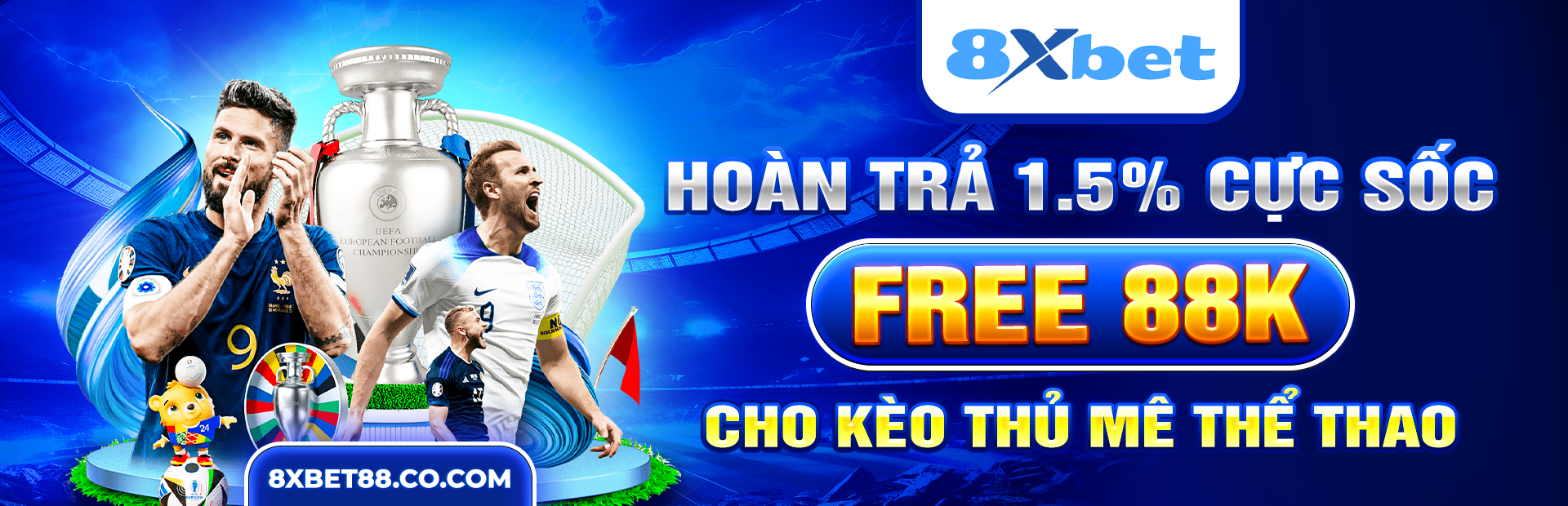 8xbet hoàn trả cực sốc cho kèo thủ mê thể thao